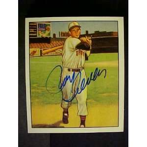 Roy Sievers St. Louis Browns #16 1950 Bowman Reprint Signed Baseball 