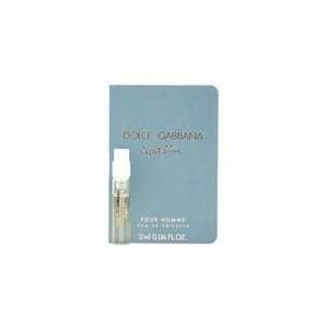  D & G LIGHT BLUE by Dolce & Gabbana EDT VIAL ON CARD MINI 