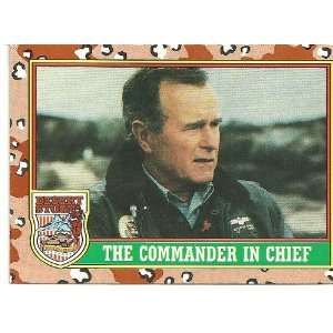    Desert Storm THE COMMANDER IN CHIEF Card #1 