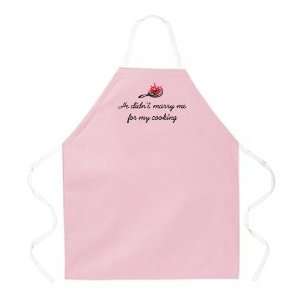  Attitude Apron He Didnt Marry Me Apron, Pink, One Size 