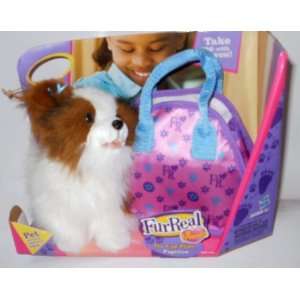   FurReal Friends Tea Cup Pups Papillon Puppy with Bag Toys & Games