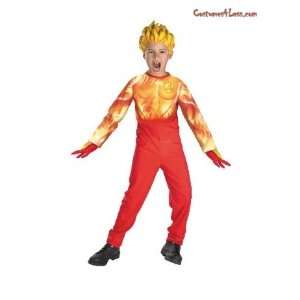  Fantastic 4 Human Torch Deluxe Child Costume (Medium 