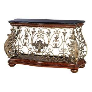 Acanthus Leaf Bombe Console Table 