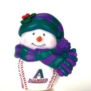  Arizona Diamondbacks MLB Light Up Musical Snowman Ornament 