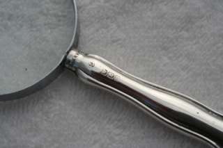 DUBARRY DESIGN SILVER MAGNIFYING GLASS SHEFFIELD 1915  