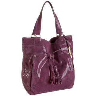 COLE HAAN PYTHON PLMRA PRINT DRAWSTRING SHOPPER TOTE  