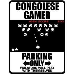 New  Congolese Gamer   Parking Only ( Invaders Tribute   80S Game 