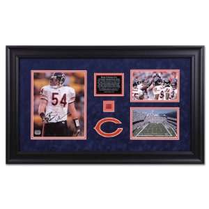  Autographed Brian Urlacher Picture   Framed 3s 