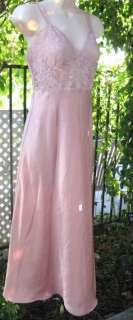   Victorias Secret Satin and Lace Nightgown, Gown and Robe Set S  