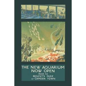  New Aquarium Now Open by George Sheringham 12x18