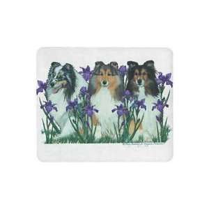  TRIO OF SHELTIES CUTTING BOARD 8 X 10 