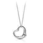 Free Ship Lovely Silver Plated Heart Necklace Pendant  
