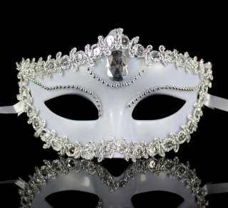 New Elegant White Princess Venetian Costume Party Masquerade Cosplay 