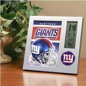  New York Giants Team Desk Clock & Thermometer