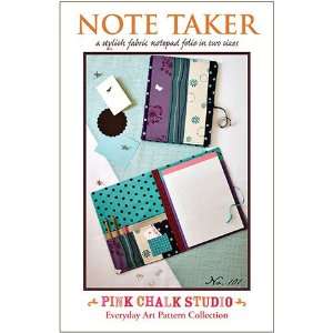  Pink Chalk Studio Note Taker Notepad Folio Sewing Pattern 