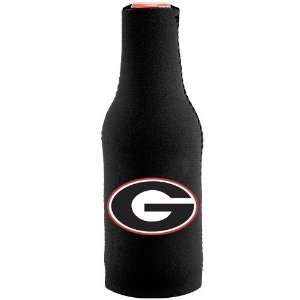    Georgia Bulldogs Black 12 oz Bottle Coolie