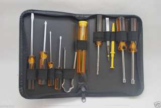 NEW 11 PIECES COMPUTER SERVICE TOOL SET KIT WITH CASE  