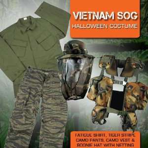 Vietnam SOG Halloween Costume Size Large