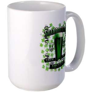  Large Mug Coffee Drink Cup Shamrock Pub Luck of the Irish 