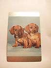 VINTAGE CONGRESS CELUTONE FINISH PINOCHLE DASCHUND PUPPIES PLAYING 