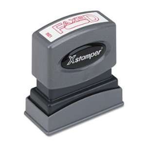 Xstamper® ECO GREEN One Color Title Stamp STAMP,FAXED,RD 