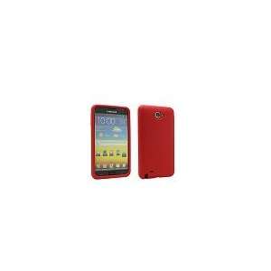 Samsung Galaxy Note N7000 I9220 SGH I717 Red Cell Phone Silicone Case 