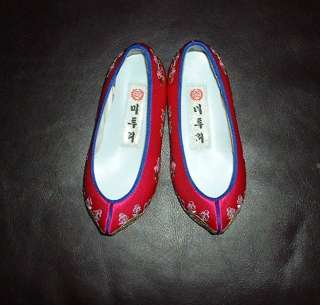 Korean Traditional Shoes   Girls 12 24M Red  