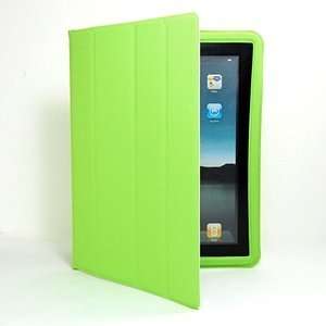  Cosmos LIGHT GREEN ultra slim PU Faux LEATHER smart Case 