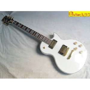  guitar new supreme les alpine white electric guitar+ strap 