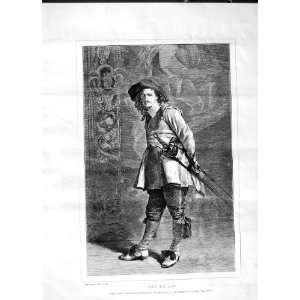   1870 FRENCH FLEMISH GALLERY MAN COSTUME SWORD UNIFORM