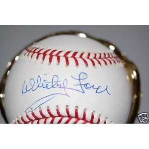  Signed Whitey Ford Baseball   Awsome   Autographed 