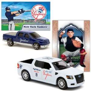  UD MLB Ford SVT w/Card & F 150 w/Sticker Yankees Yogi 