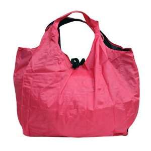 Portable Reusable Roll Up Eco Friendly Small Grocery Bag (Pink 