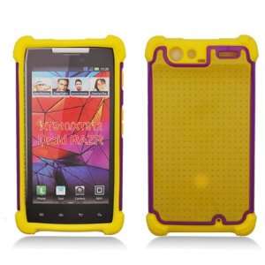 /Yellow Total Defense Faceplate Hard Plastic Protector Snap On Cover 