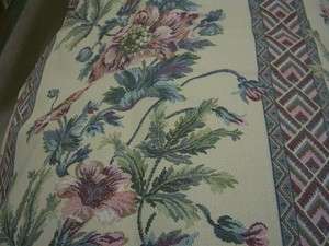   Stripe Tapestry fabric 54 RED $5 per yd Coordinate wChevron Lstg