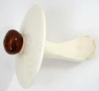 Pottery Mustard Pot w Handle Spoon is Part of Lid OV  