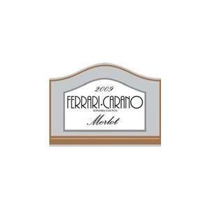  2009 Ferrari Carano Merlot 750ml Grocery & Gourmet Food