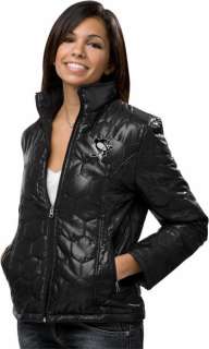Pittsburgh Penguins Womens Quilted Jacket  