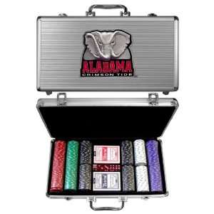  Alabama Crimson Tide 300 pc. Poker Game Set   NCAA College 