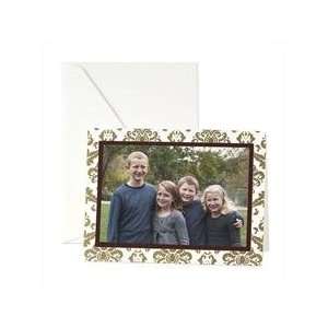  Gold Scroll Holiday Photomount Cards Health & Personal 
