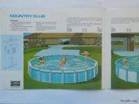 Vintage 1972 Hub Manufacturing Co Above Ground Swimming Pools Dealer 