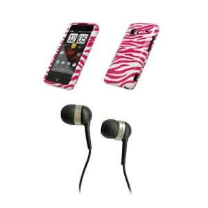  HTC Droid Incredible Premium Hot Pink Zebra Skin Design 