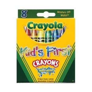 Office Depot Crayola Washable Crayons Size Large, 0.4375 x 4 in 