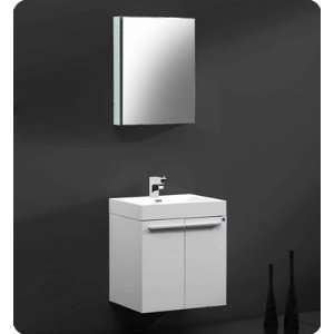  FVN8058WH Modern Bathroom Vanity w/ Medicine Cabinet