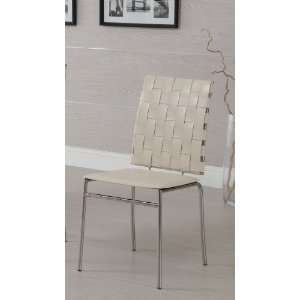    Coaster Side Dining Chair in Cream White   Set of 4