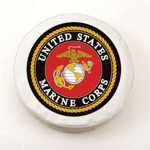  United States Marine Corps Logo Tire Cover (White) A H2 Z 