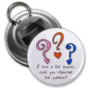  Creative Clam Love Is The Answer Valentines Day 2.25 Inch 