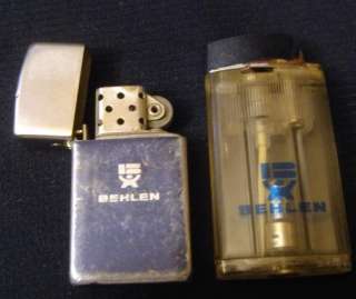 Pair of Behlen Mfg. Advertising Lighter (s)  