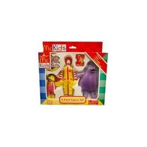   McKids 3 Pack Figures Grimace, Birdie And Ronald McDon Toys & Games