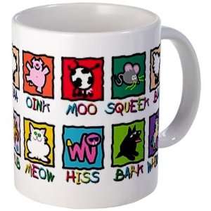  Animals and Sounds Funny Mug by  Kitchen 